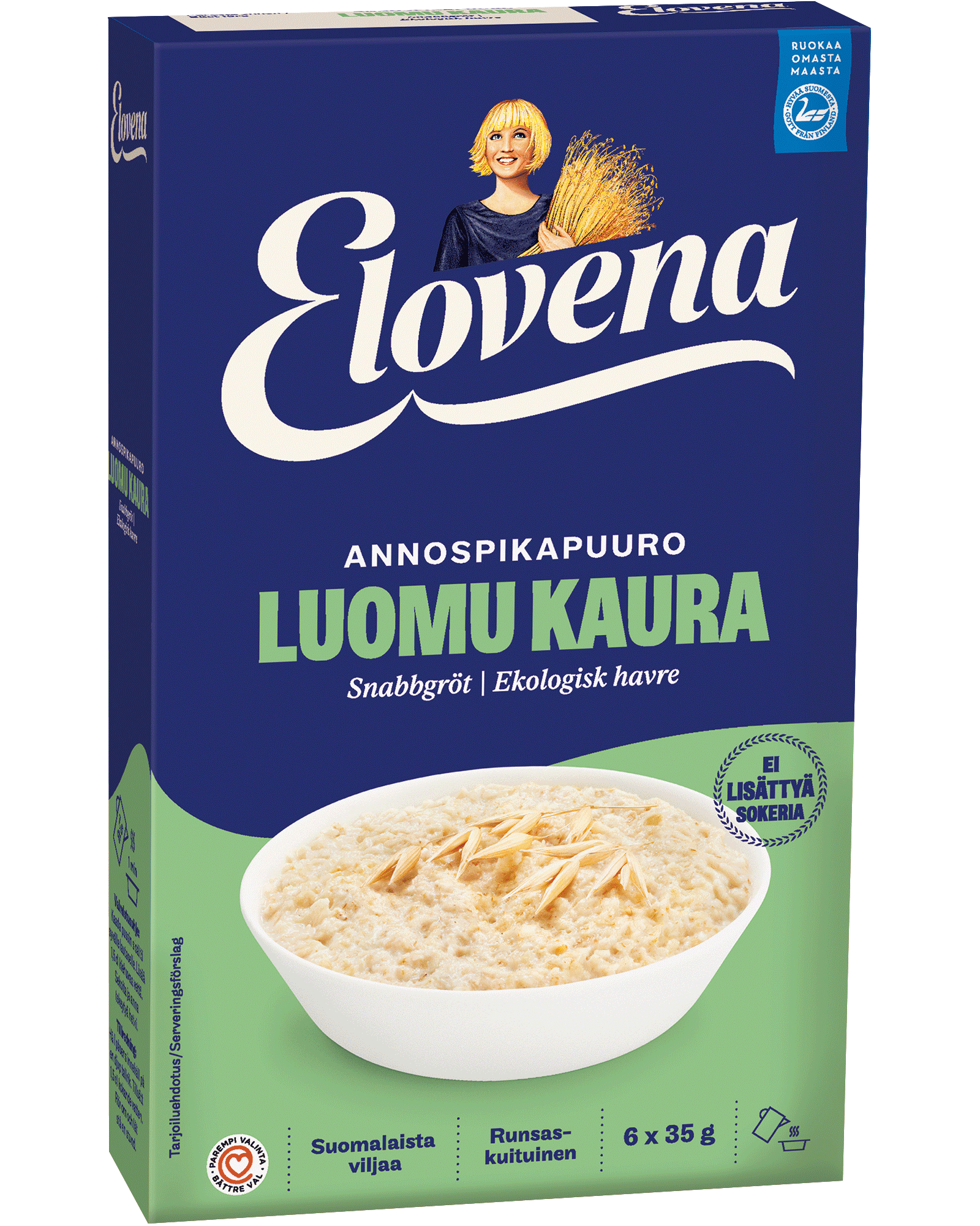 Каша овсяная elovena